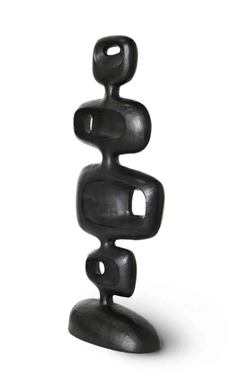 Aluminium skulptur heavy black