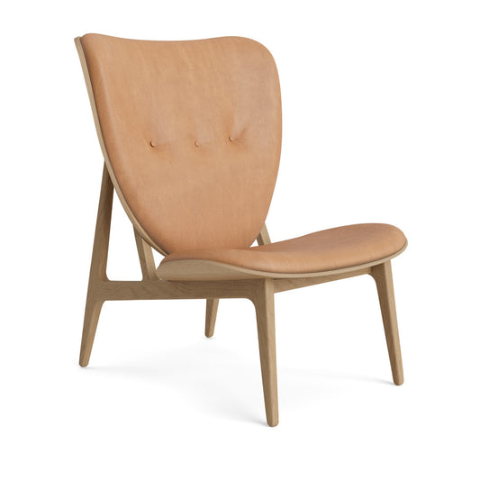 Elephant chair natural oak/vintage leather camel