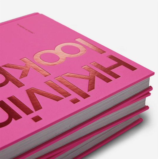 Coffe table book, lookbook pink