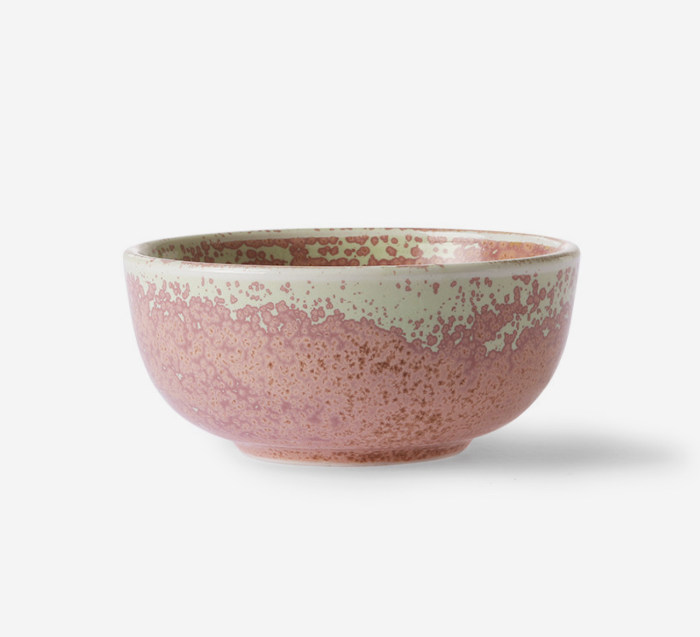 Chefs ceramics dessert bowl rustic pink