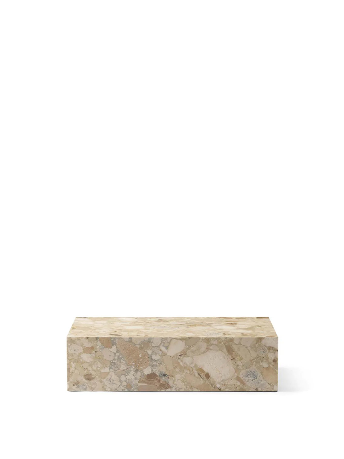 Plinth Low table - Kunis Breccia Stein