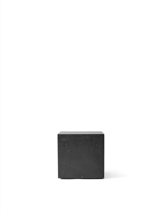 Plinth Cubic table - Nero Marquina Marmor