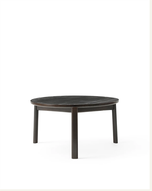 PASSAGE LOUNGE TABLE  Dark Lacquered Oak