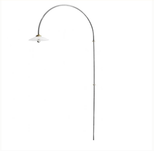 Hanging lamp No 02 /vegglampe stål