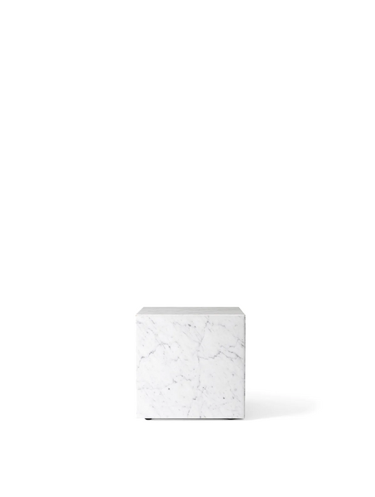 Plinth Cubic table - Carrara Marmor