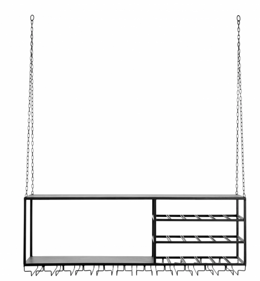 loft rack/shelf black large
