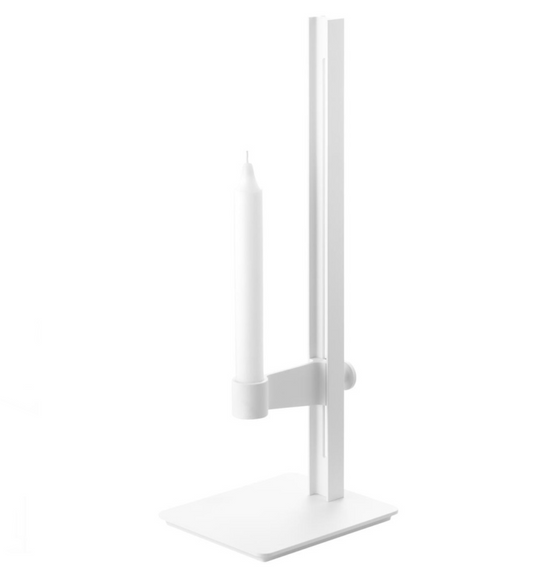 Museum candle holder white