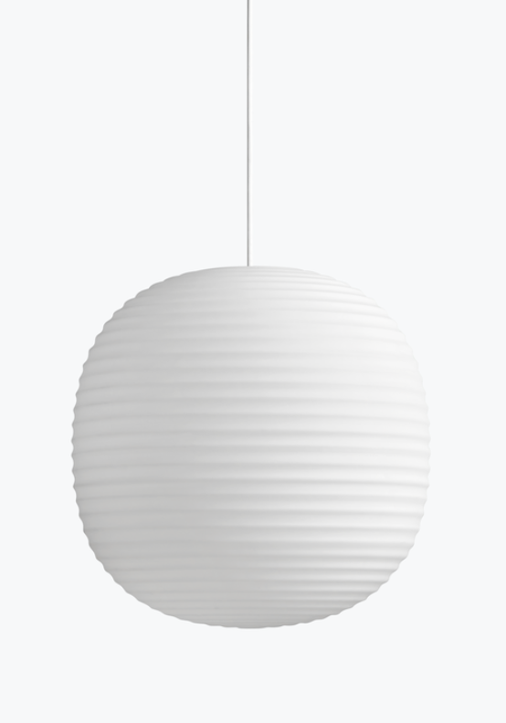 lantern pendant large frosted white