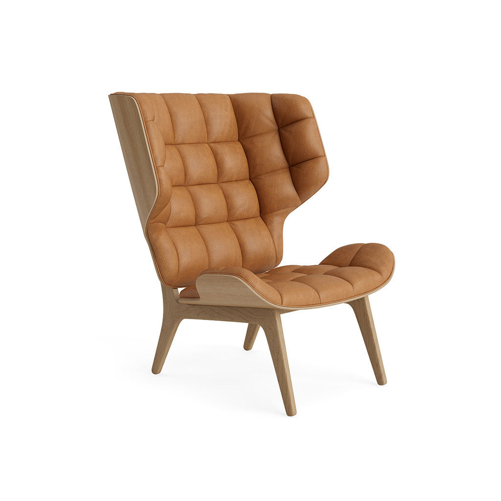 Mammoth Chair Dunes leather camel / oak