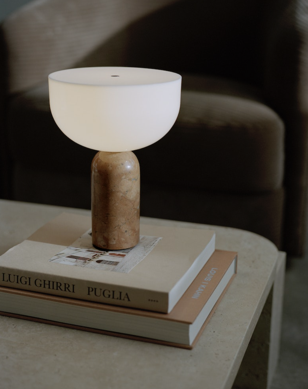 Kizu portable lampe breccia pernice Marble