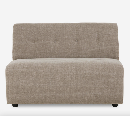 Vint modulsofa, middle 1,5-seat