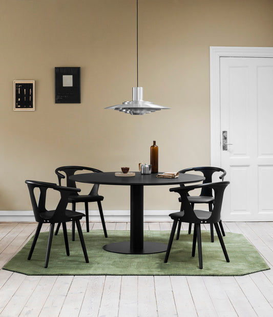 In between SK12 table 120cm - black lacquered oak