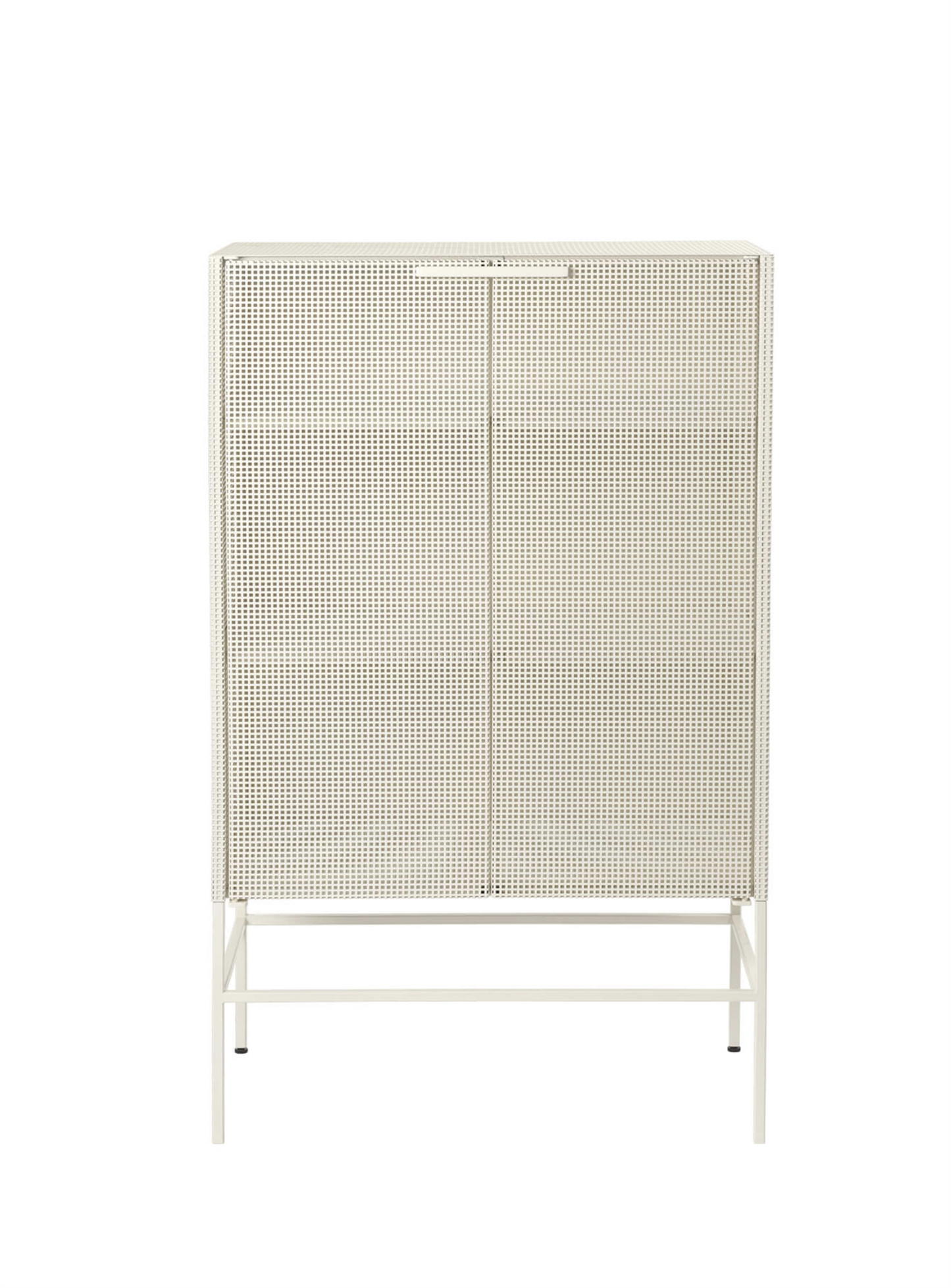 Grid Cabinet /beige steel