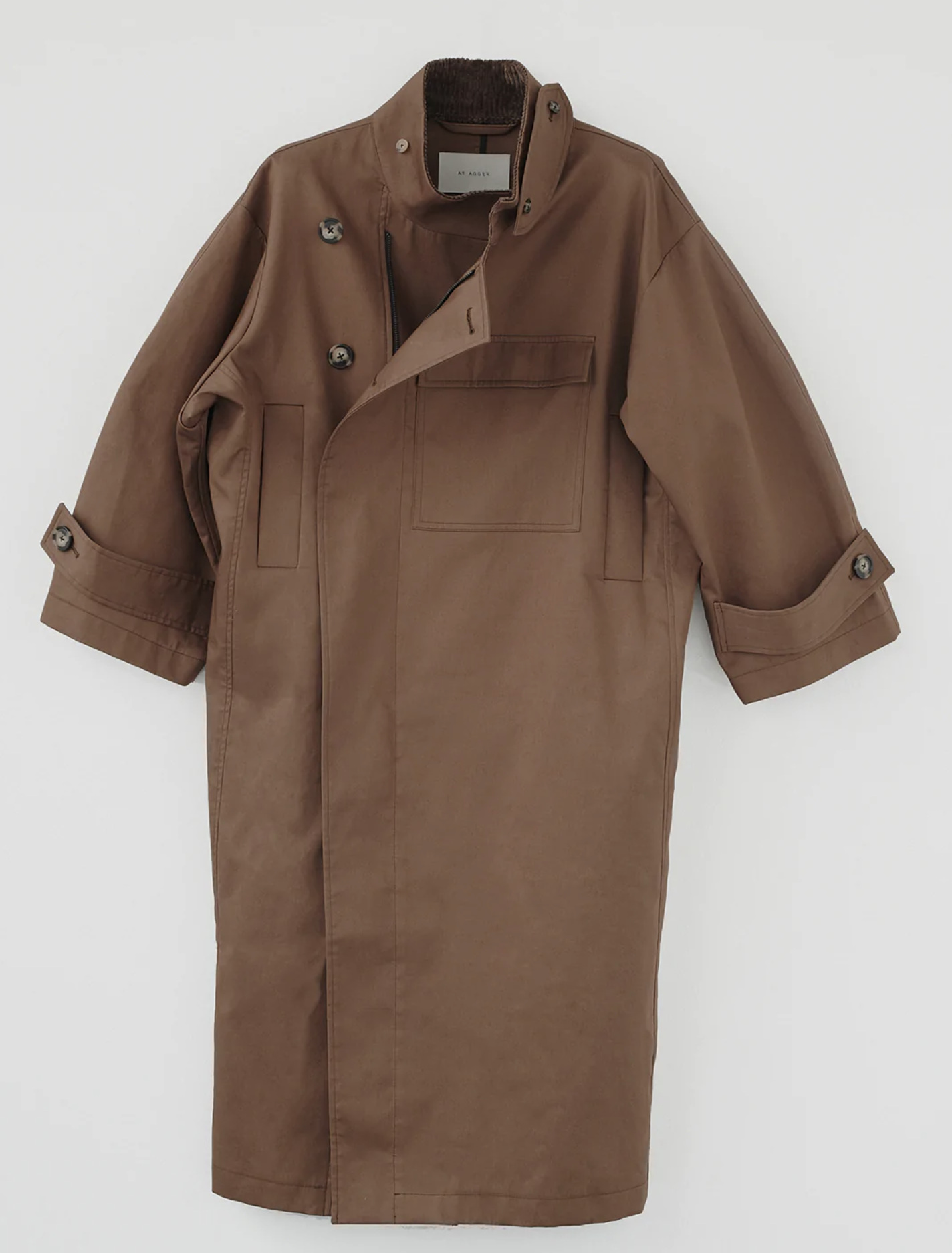 Water resistant coat brown size 1