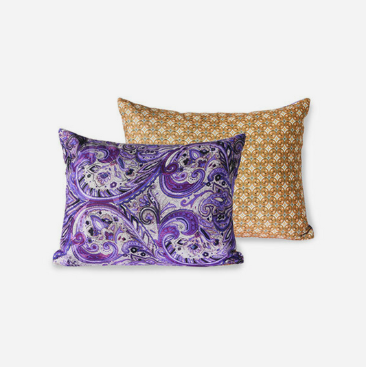 Doris Printed Cushion Purple