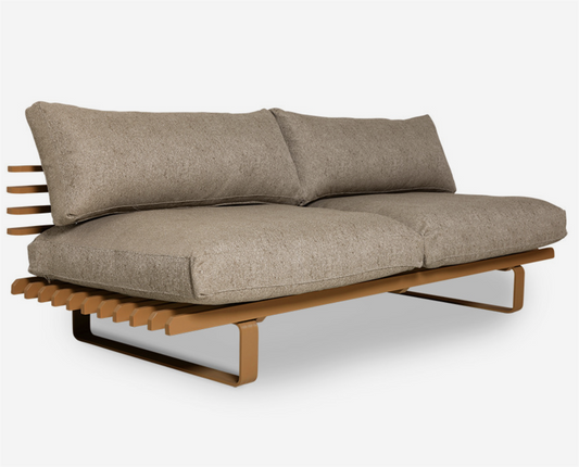 Putesett XL Outdoor Aluminium Sofa Natural