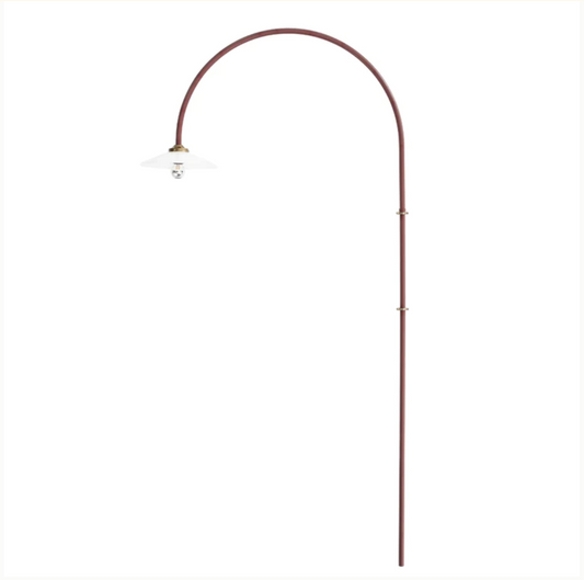 Hanging lamp No 02 /vegglampe rød