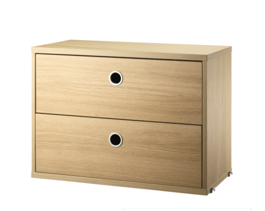 chest with drawers oak 58x30