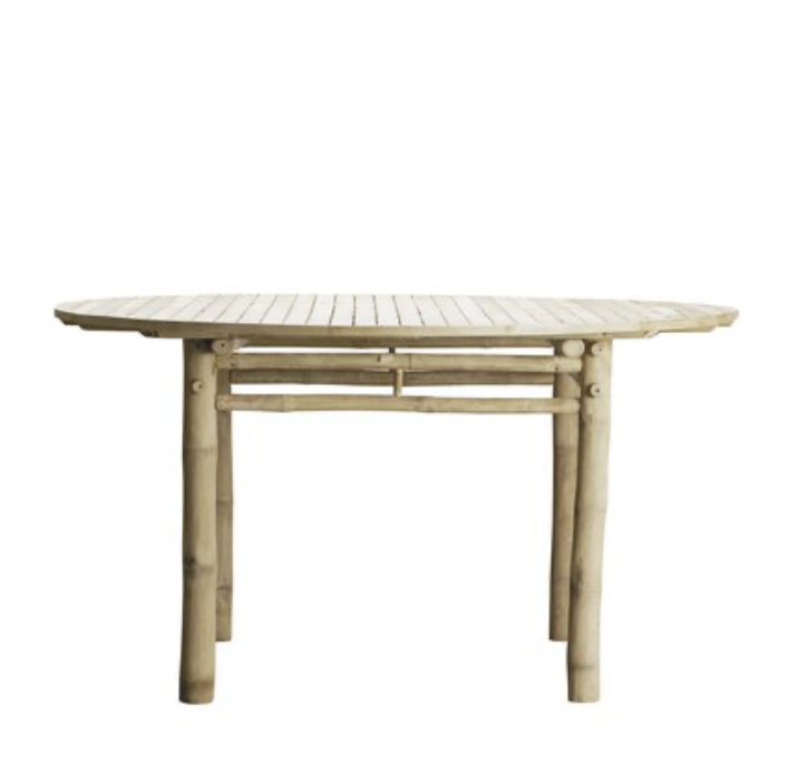 Spisebord bambus Ø 140 cm