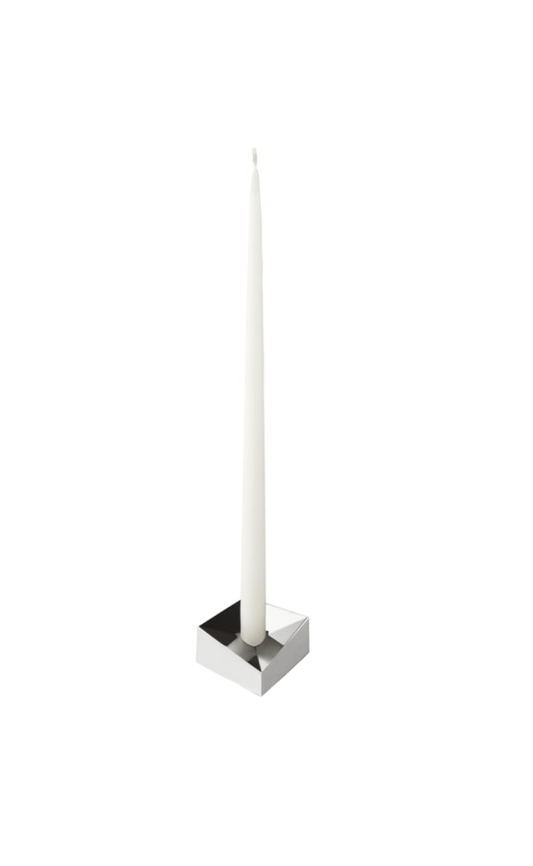 Nagel reflect candle holder, large, chrome