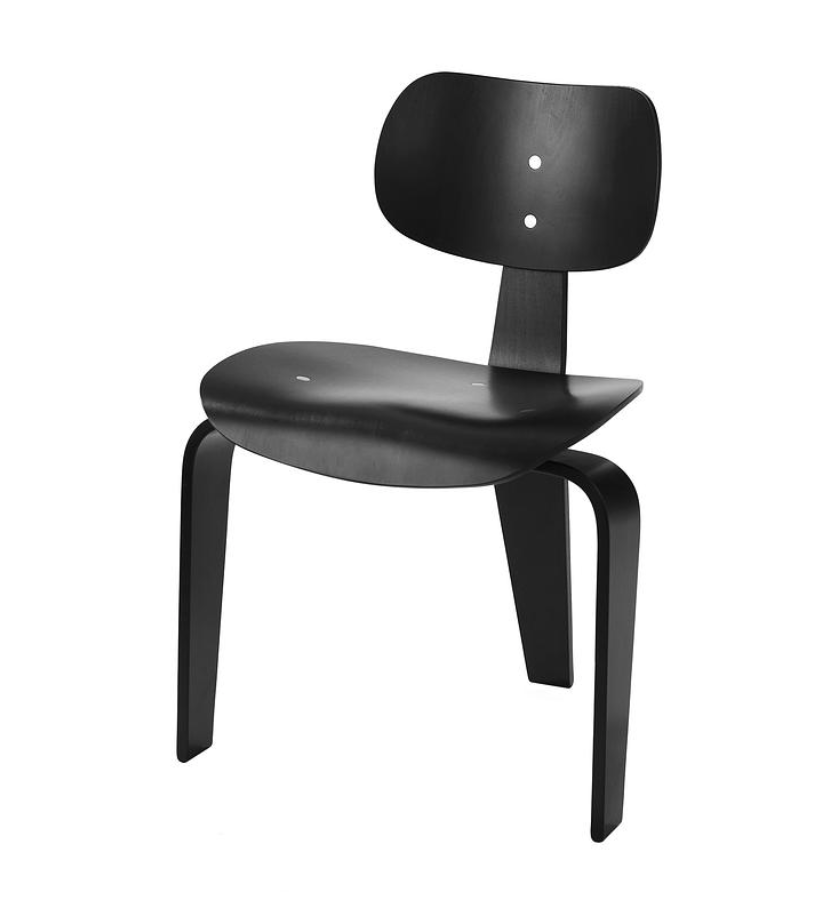 Egon Eiermann SE42 Dining Chair black