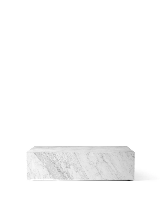 Plinth Low table - Carrara Marmor