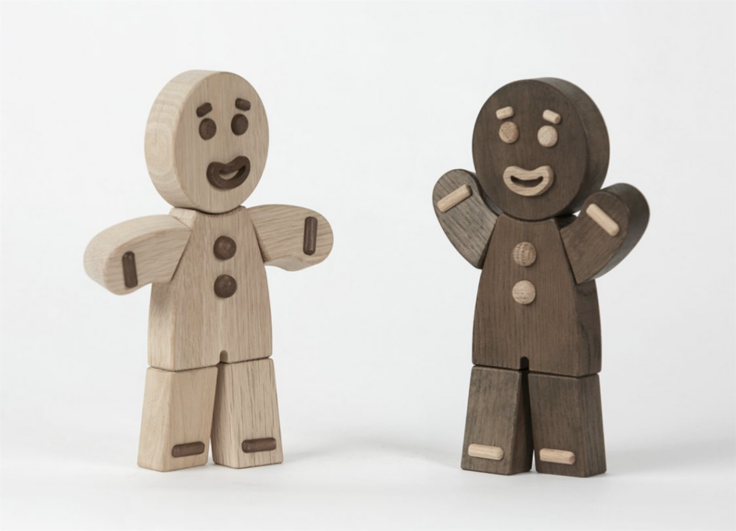 Gingerbread man natural oak