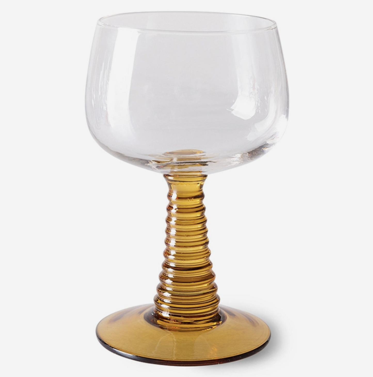 Swirl Wine Glass High - Ochre