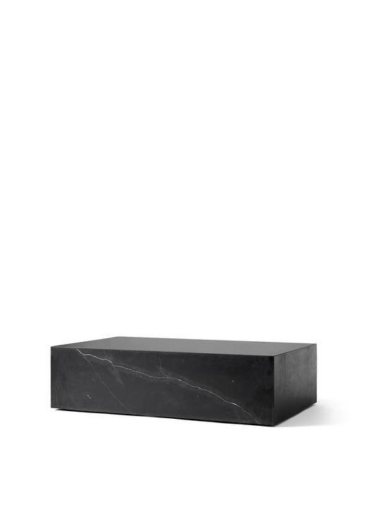 Plinth Low table - Nero Marquina Marmor